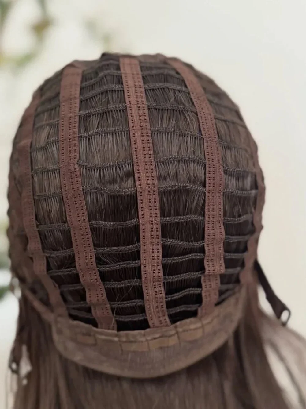 Beautiful Chocolate Brown Short Bob Wig With Bangs - Natural root Part - Picture 4 of 11